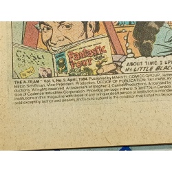 The A-Team #2 Marvel Comic Books April 1984 B.A. Battles The Sumo!