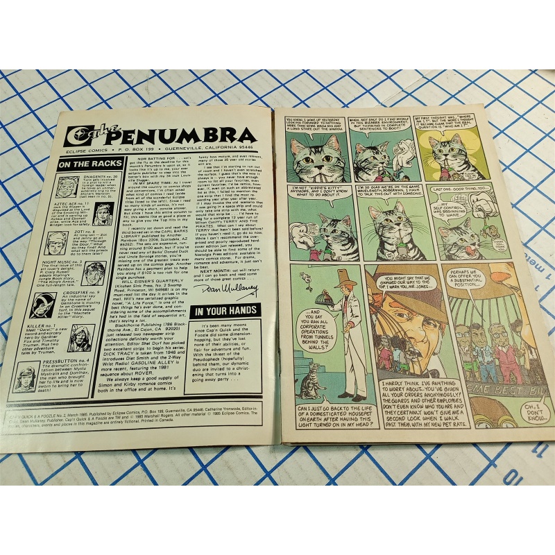 ECLIPSE COMICS CAPN QUICK & A FOOZLE #2