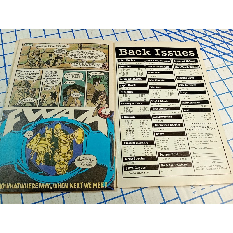 ECLIPSE COMICS CAPN QUICK & A FOOZLE #2