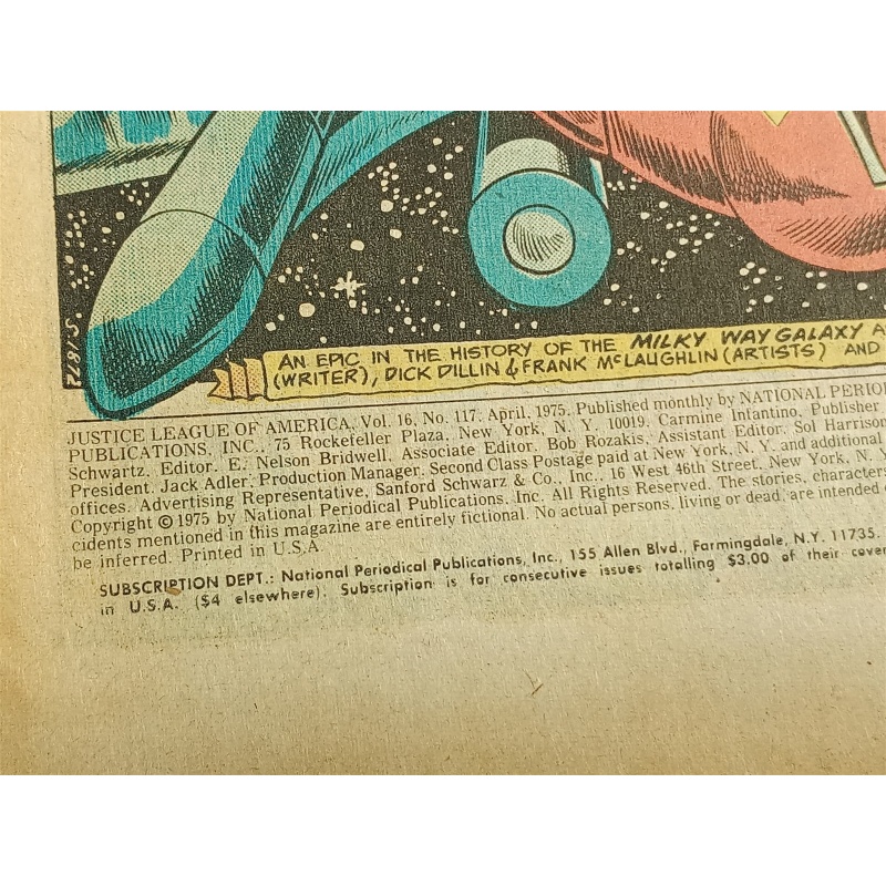 Justice League of America #117 DC Comics Apr 1975