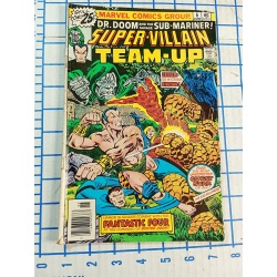 Super Villain Team-Up #6 MARVEL COMIC BOOK Dr. Doom & Sub-Mariner 1976 