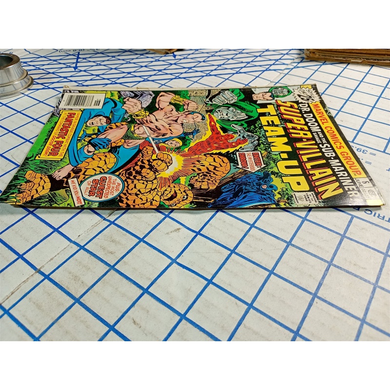 Super Villain Team-Up #6 MARVEL COMIC BOOK Dr. Doom & Sub-Mariner 1976 