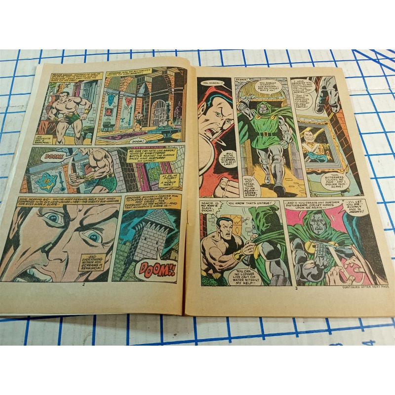 Super Villain Team-Up #6 MARVEL COMIC BOOK Dr. Doom & Sub-Mariner 1976 