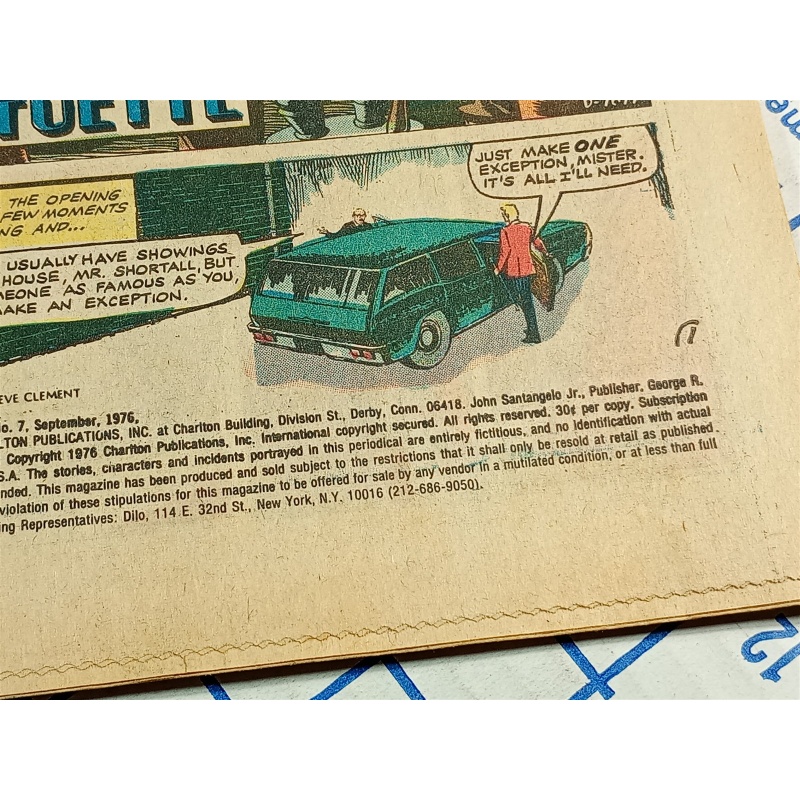 MONSTER HUNTERS # 7 CHARLTON COMIC 1976 