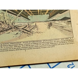 1974 War of the Worlds #27 Marvel Comic