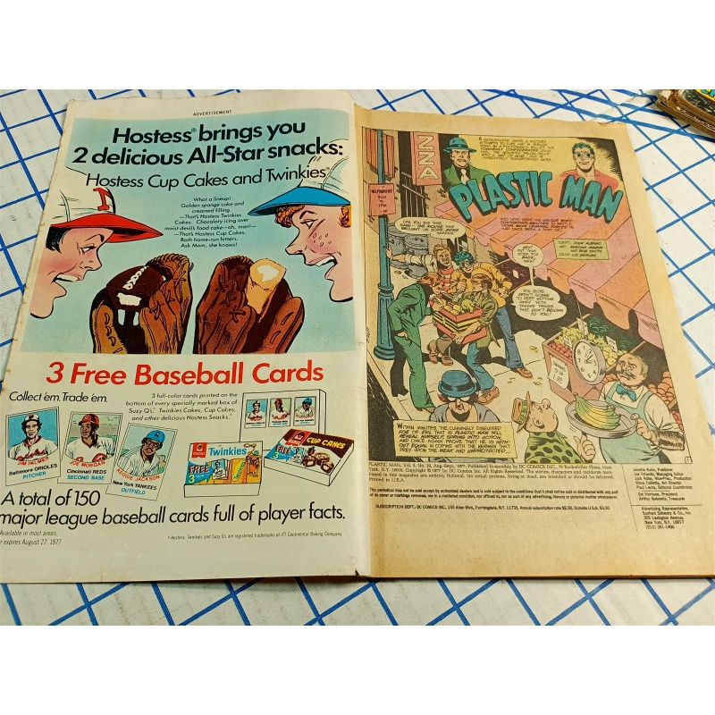 Plastic Man #19 (Aug-Sep 1977, DC COMICS