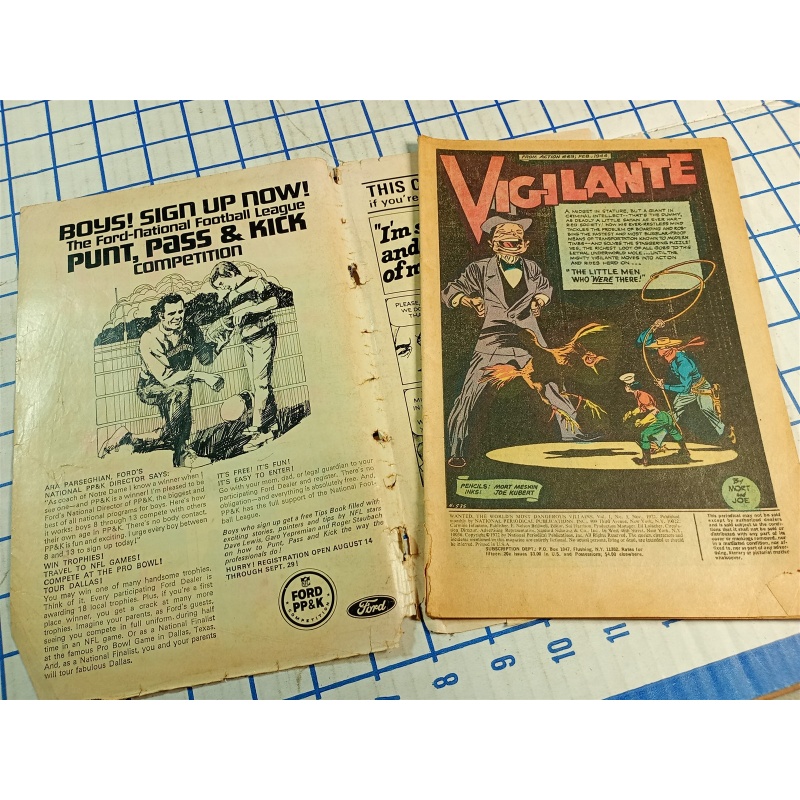 DC Comics - THE WORLDS MOST DANGEROUS VILLAINS WANTED - No. 3 - 1972