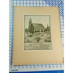 TO THE HONOURABLE RIP VAN DAM MAGAZINE ENGRAVING 1900 BY APPLETON AND COMPANY