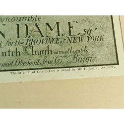 TO THE HONOURABLE RIP VAN DAM MAGAZINE ENGRAVING 1900 BY APPLETON AND COMPANY