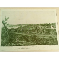 MANHATTANVILLE , NEW YORK ENGRAVING 1900