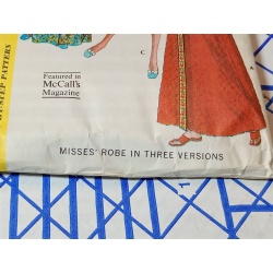 Vintage Sewing Pattern 1970 McCalls 2696 Dressing Gown/Robe Sz L