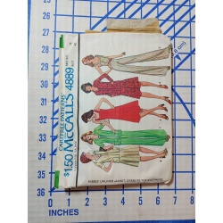 Vintage 1976 McCalls 4889 Dress Jacket Top Pants Pattern Size 18 /40