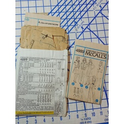 Vintage 1976 McCalls 4889 Dress Jacket Top Pants Pattern Size 18 /40