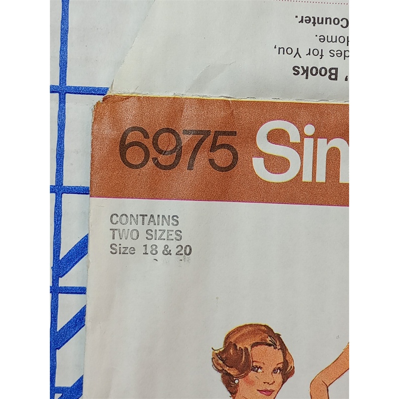 Tank Top T Shirt SZ. 18 & 20 Simplicity 6975 Sewing Pattern