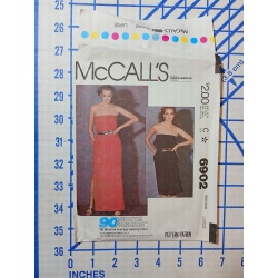 McCALLS PATTERN 6902 MISSES DRESS Size LARGE