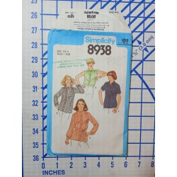 Simplicity Sewing Pattern #8938 Top With Tie Belt Size 20.5 