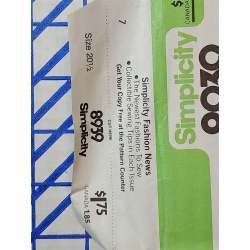 Vtg Simplicity #8939 MISSES UNIFORMS Uncut Sewing Pattern Size 20 1/2