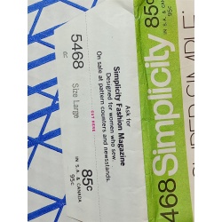 Dress Mini Short Sleeve Top Shirt 16-18 M Simplicity 5468 Sewing Pattern