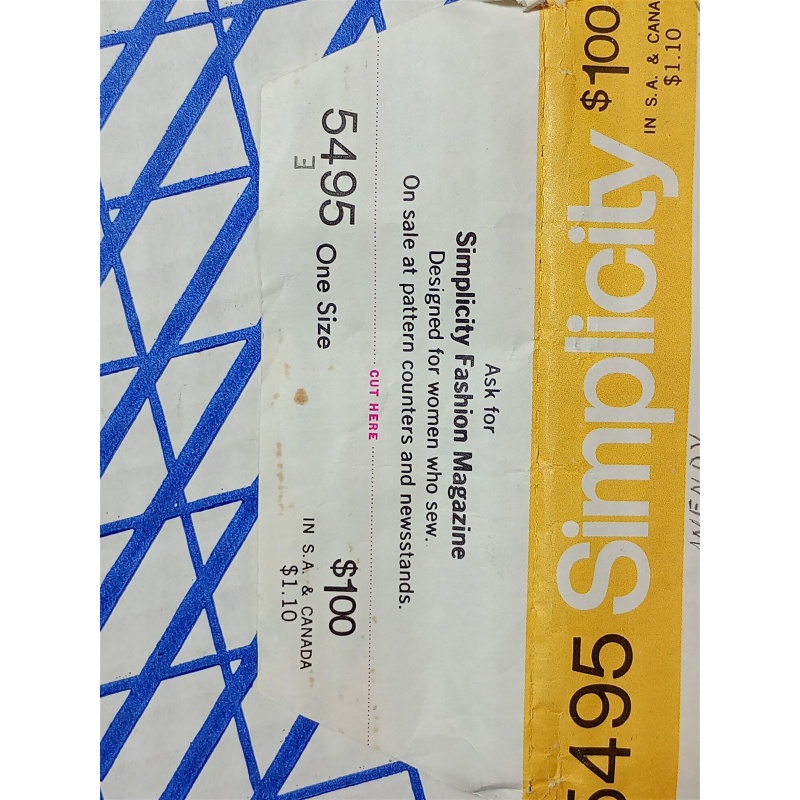 5495 Simplicity SEWING Pattern Misses Kitchen Appliance Covers Mixer Toaster