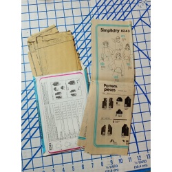 Shirt Top Pullover Simplicity 8343 Sewing Pattern Stretch Knit Pocket SZ. 16