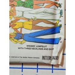 Jumpsuit Romper Skirt Sleeveless McCalls Sewing Pattern 5556 Size 16, 18 ,20