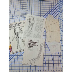 Tube Swimsuit Sewing Pattern 70s Stretch Sew 1335 Size 30-40