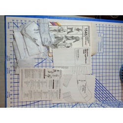 Vtg Stretch & Sew 1545 Western Shirt Dress Sewing Pattern SIZE 28 - 44