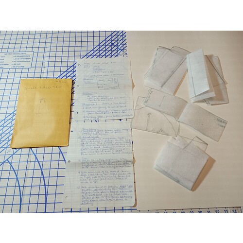 Pattern 406 -Women A-Line Wrap Skirt 