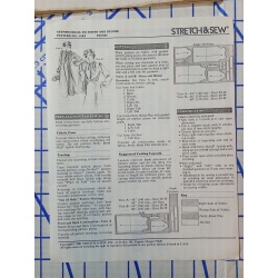 Stretch & Sew 1584 Bust sz 28-44 Dress & Blouse