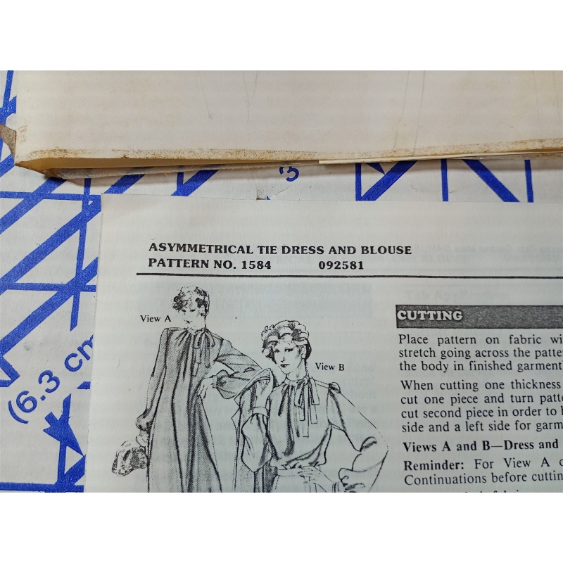 Stretch & Sew 1584 Bust sz 28-44 Dress & Blouse