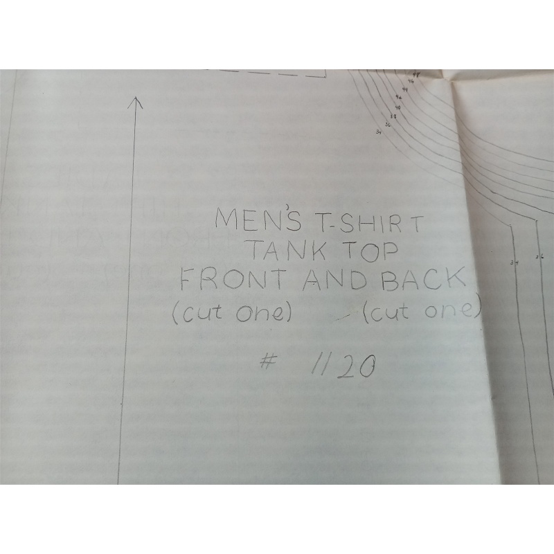 Vintage Stretch & Sew Sewing Pattern #1120 Ladies & Mens T-Shirt Tank Top