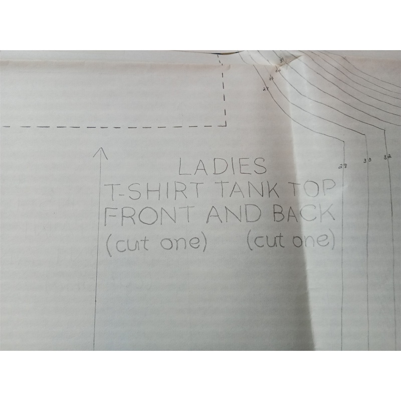 Vintage Stretch & Sew Sewing Pattern #1120 Ladies & Mens T-Shirt Tank Top