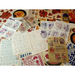 BIG LOT OF ASSORTED IRON ON TRANSFERS