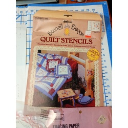 STENCIL DECOR , QUILT STENCILS , TRACING PAPER