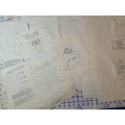 STENCIL DECOR , QUILT STENCILS , TRACING PAPER