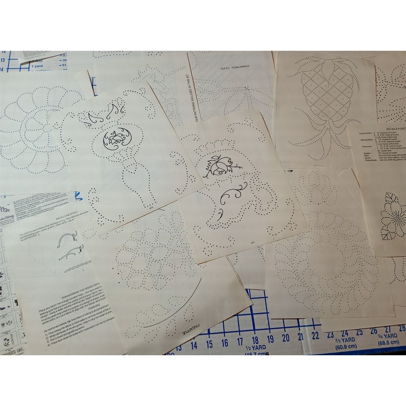 STENCIL DECOR , QUILT STENCILS , TRACING PAPER
