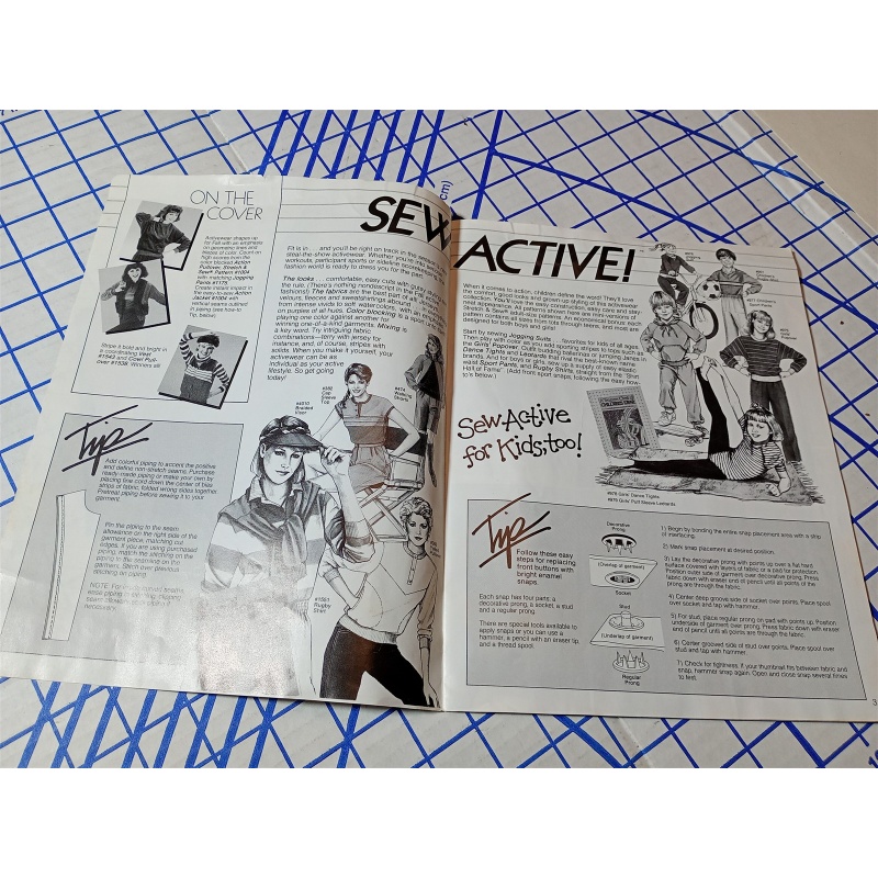 FOCUS ON FALL 84 STRETCH AND SEW PATTERNS AND BOOKS