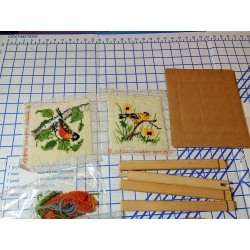 BIG LOT OF NEEDLE POINT SUPPLIES