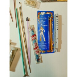 BIG LOT OF NEEDLE POINT SUPPLIES