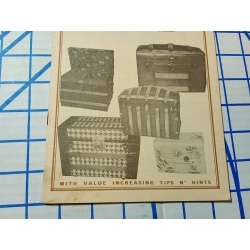 Price & Identification Guide To Antique Trunks Book Labuda History & Value 1972