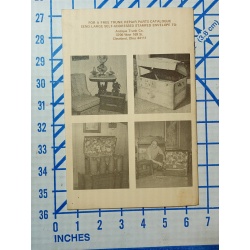 Price & Identification Guide To Antique Trunks Book Labuda History & Value 1972