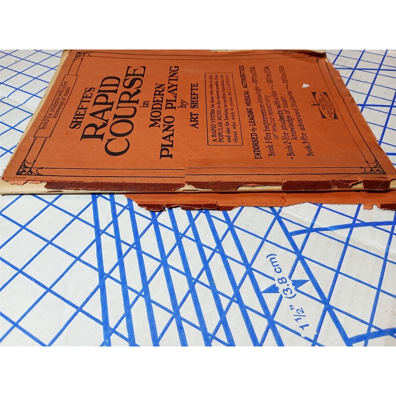 Sheftes Rapid Course In Modern Piano Playing Book Two 1927