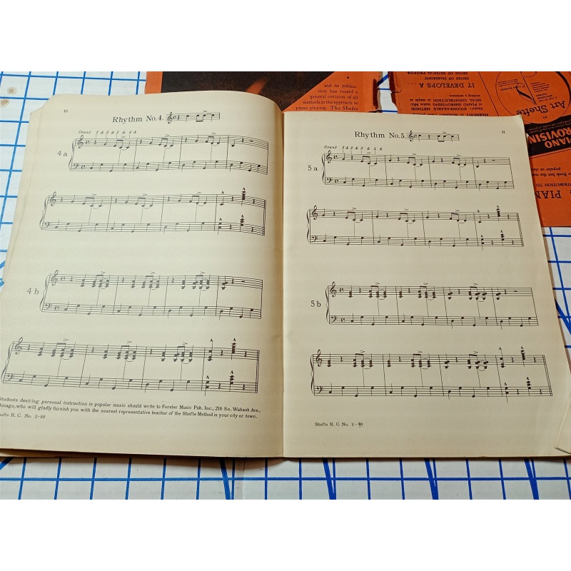 Sheftes Rapid Course In Modern Piano Playing Book Two 1927
