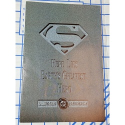 1993 DC Death of Superman #75 BLACK , POSTERS ETC.