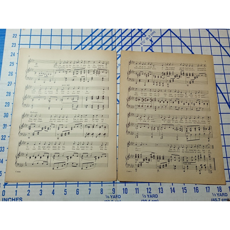 Sheet Music The Song Of Songs 1914