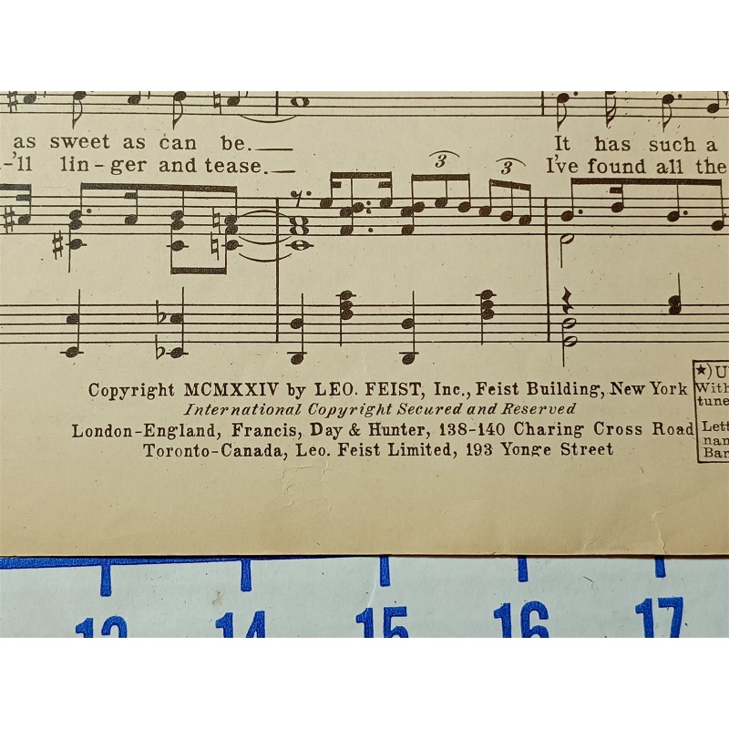 SHEET MUSIC DOODLE DOO DOO A DANCING SONG HEALY CROSS