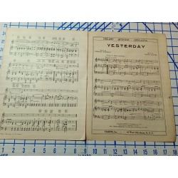 1926 Sheet Music Moonlight on the Ganges by Chester Wallace & Sherman Myers