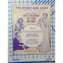 1947 The Dickey-Bird Song, Sheet Music