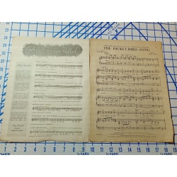 1947 The Dickey-Bird Song, Sheet Music