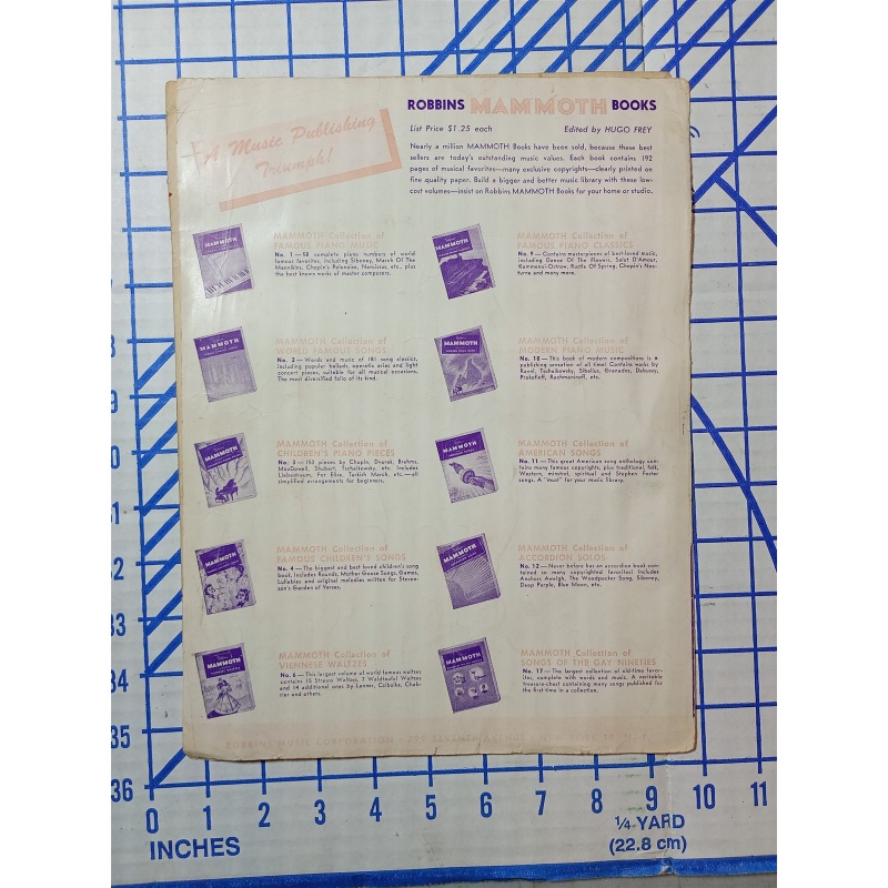 1947 The Dickey-Bird Song, Sheet Music